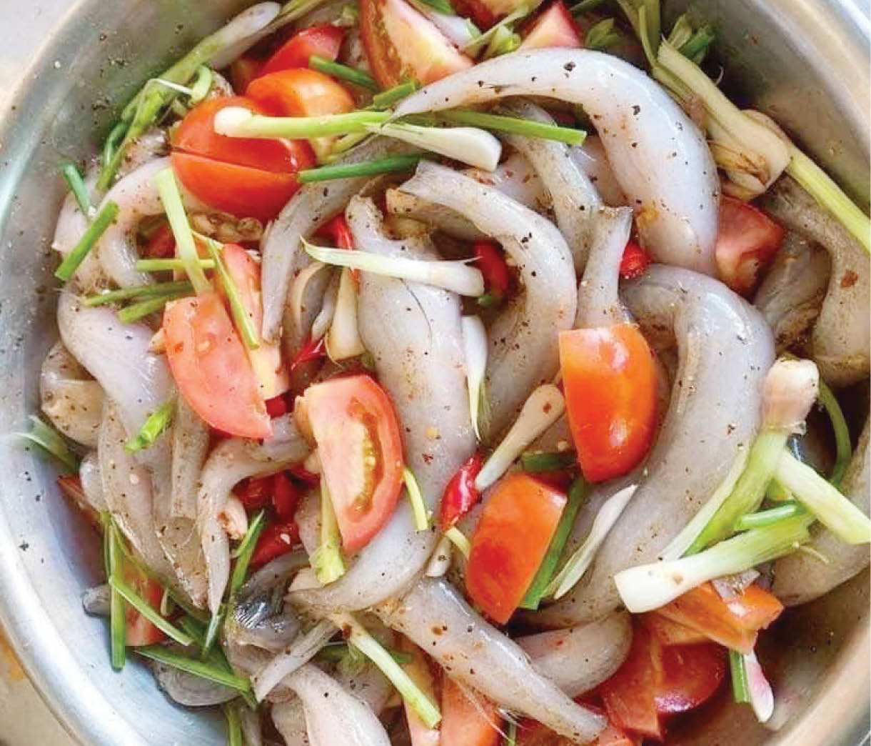 Hương vị “mặn mà” từ món ăn