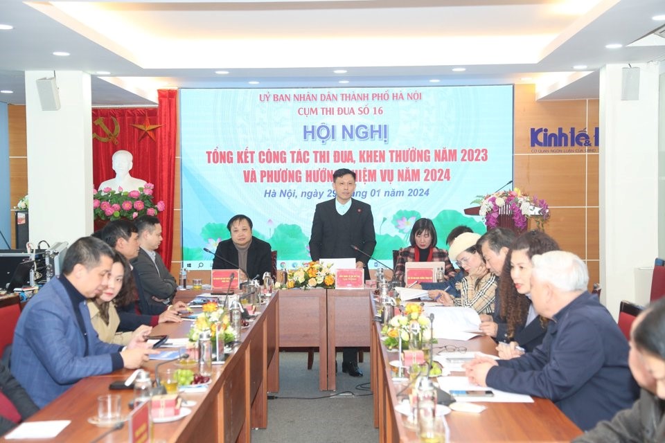 Viện Nghiên cứu phát triển kinh tế - xã hội Hà Nội là đơn vị Cụm trưởng Cụm Thi đua số 16 năm 2024
