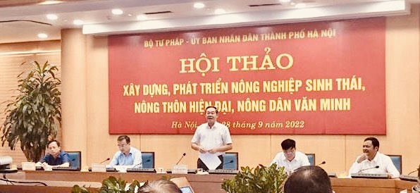 Thủ đô Hà Nội Phát triển nông nghiệp sinh thái, nông thôn hiện đại, nông dân văn minh