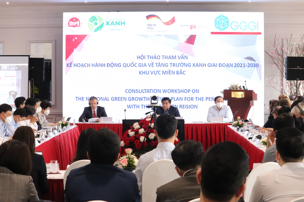 Hội thảo tham vấn “Kế hoạch hành động quốc gia về tăng trưởng xanh giai đoạn 2021-2030” khu vực miền Bắc
