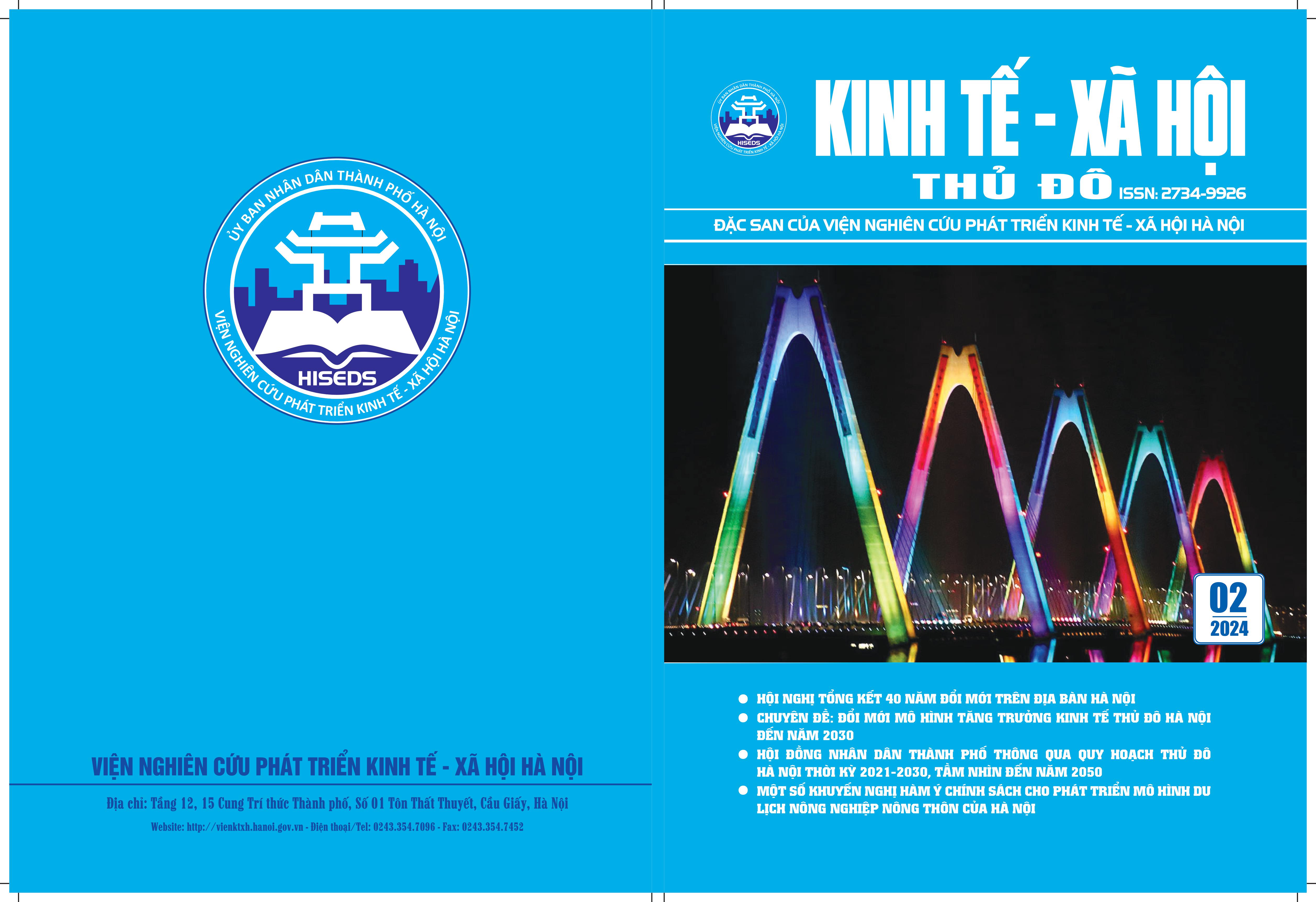 Đặc san kinh tế - xã hội Thủ đô số 02 2024
