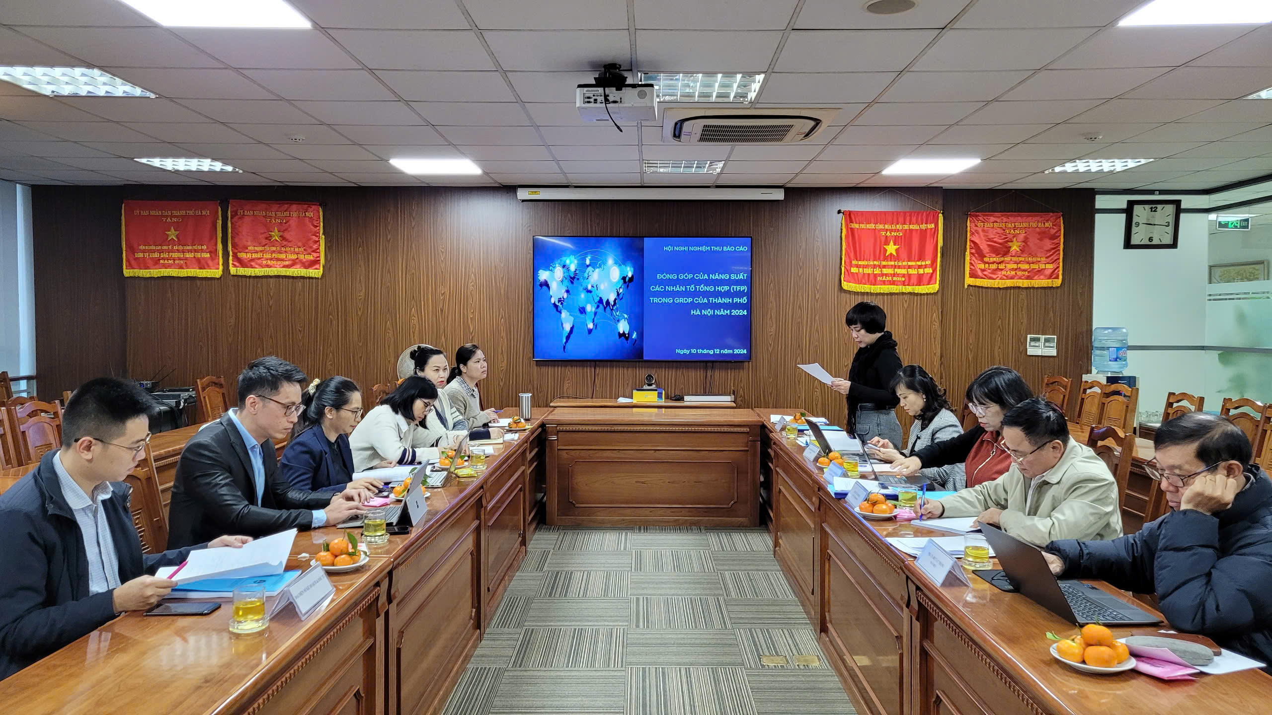 Nghiệm thu các nhiệm vụ năm 2024 lĩnh vực kinh tế