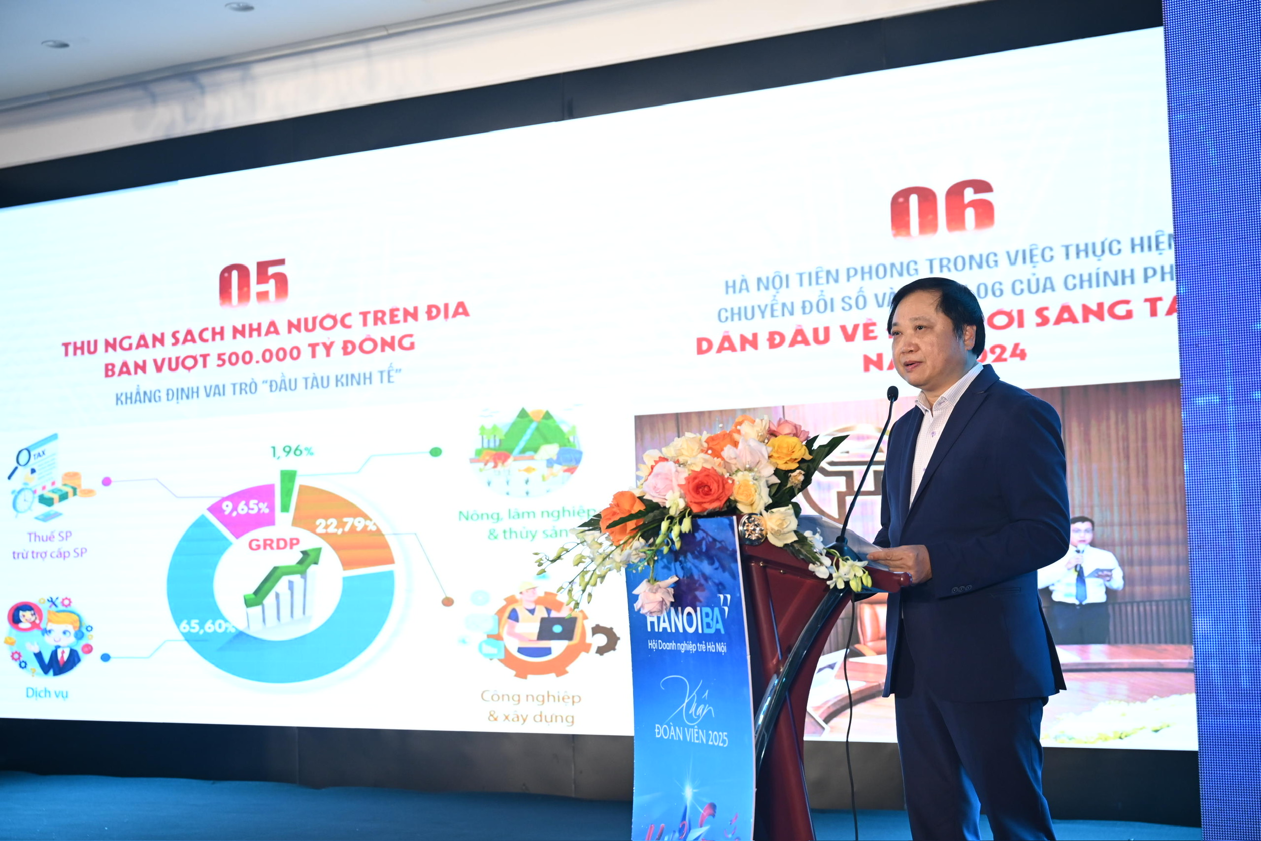 Tọa đàm giữa Lãnh đạo UBND thành phố Hà Nội với các doanh nhân, nhà đầu tư Hội Doanh nghiệp trẻ Hà Nội