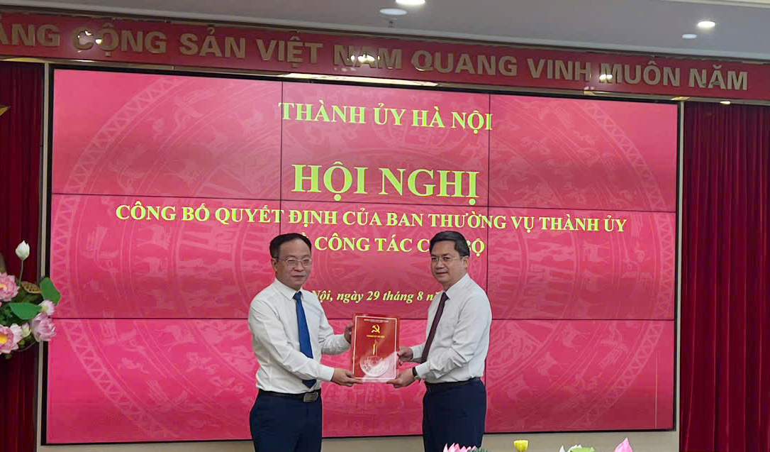 Đồng chí Võ Hải Long giữ chức vụ Phó Bí thư Đảng ủy các trường Đại học, Cao đẳng Hà Nội