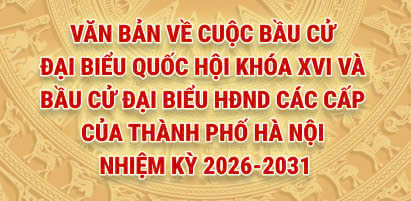 Văn bản về bầu cử Đại biểu Quốc hội