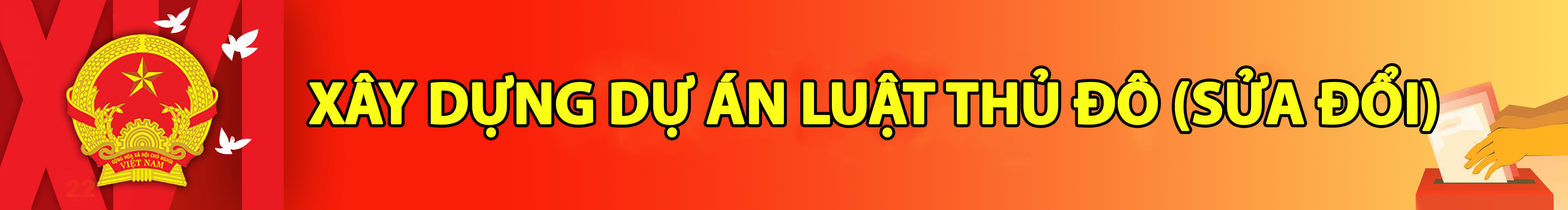 XÂY DỰNG DỰ ÁN LUẬT THỦ ĐÔ SỬA ĐỔI